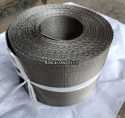ऑटो स्क्रीन चेंजर के लिए स्टेनलेस स्टील सतत फ़िल्टर बेल्ट रिवर्स डच वेव वायर मेष स्क्रीन